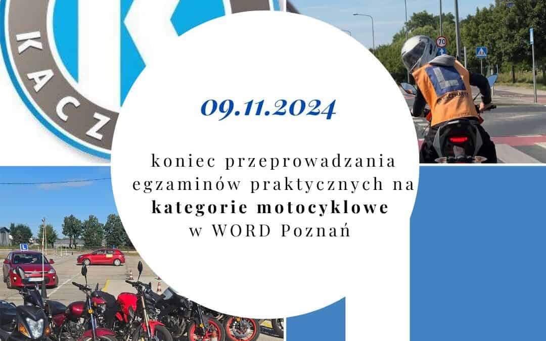 Koniec sezonu motocyklowego